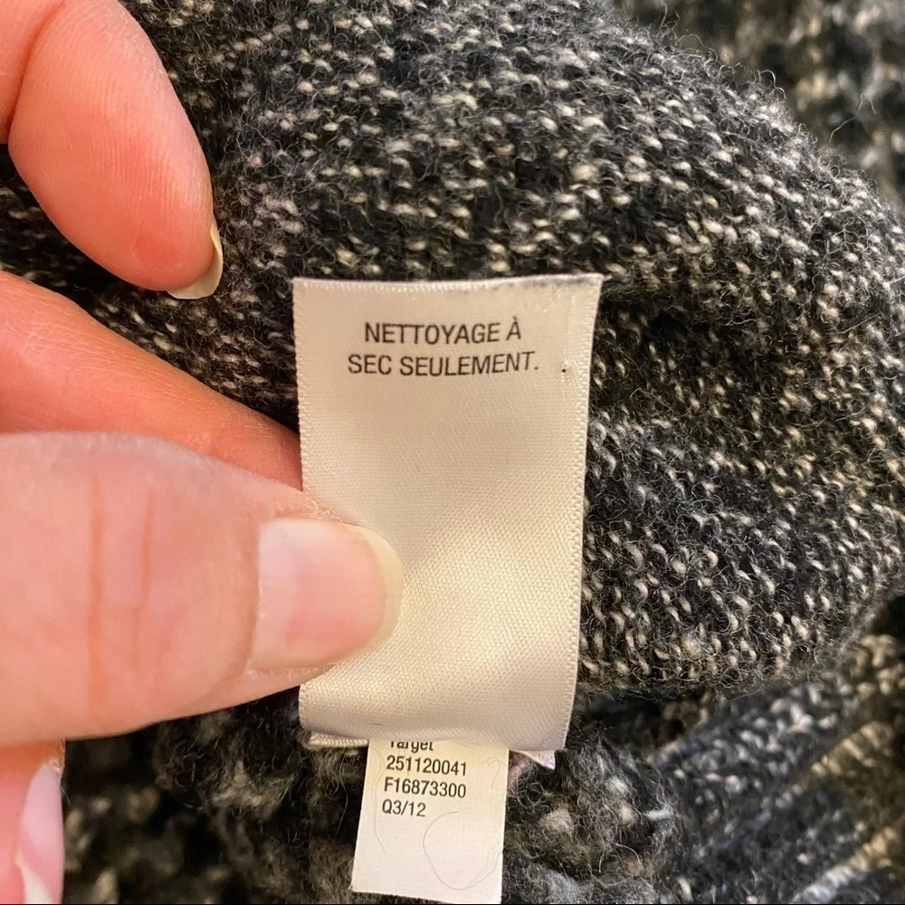 Rag & Bone Unisex Chunky Knit‎ Cardigan Gray size Small